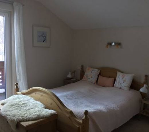 Ferienhaus Alpen Lodge und die Gams