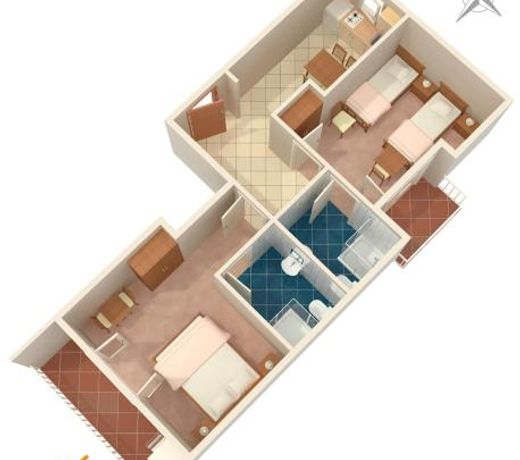 Apartment Brela 2752b