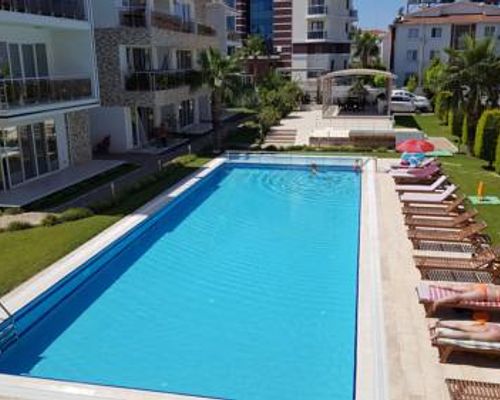 Antalya belek elegant golf apartment first floor 2 bedrooms pool view close to center - Белек - фото 16