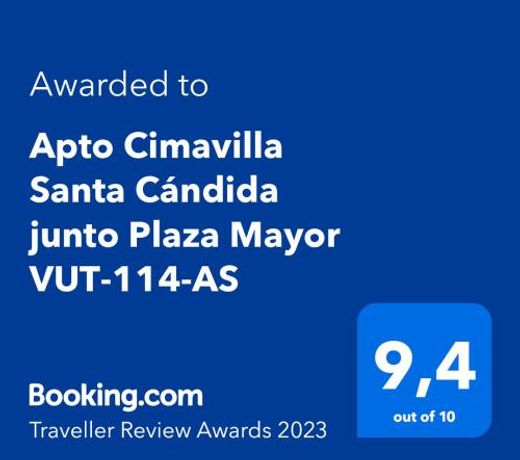 Apto Cimavilla Santa Candida junto Plaza Mayor VUT-114-AS