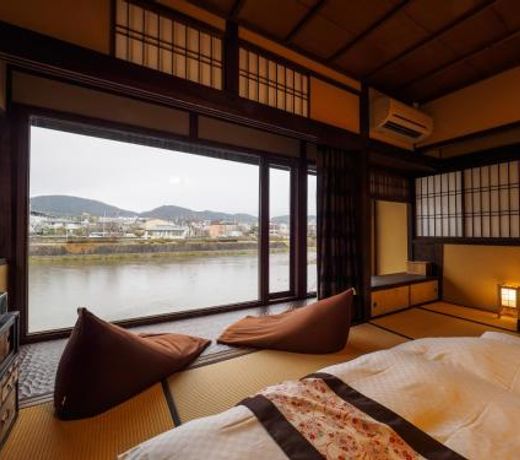 Amazing Kamo riverview Machiya townhouse - K's Villa