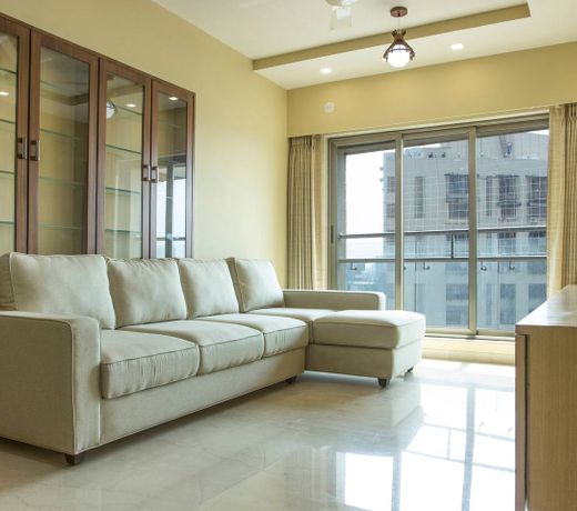 16th floor spacious newly furnished 3BHK apartment