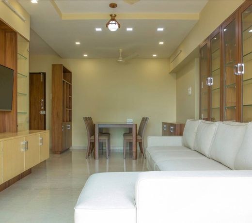 16th floor spacious newly furnished 3BHK apartment