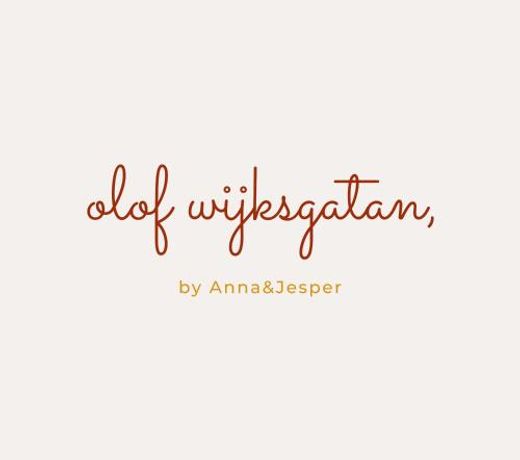 Olof Wijksgatan, by Anna&Jesper