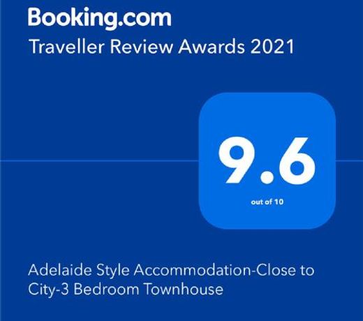 Adelaide Style Accommodation-Close to City-North Adelaide-3 Bdrm-free Parking
