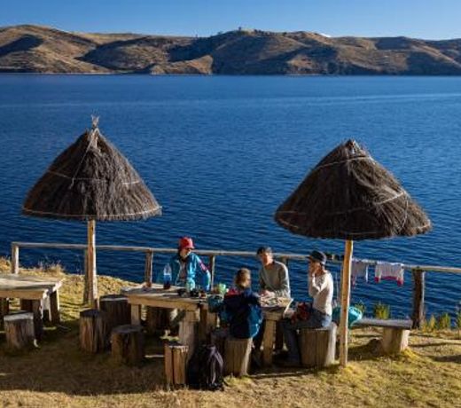 Hostal Luna del Titikaka en Isla de la Luna Bolivia