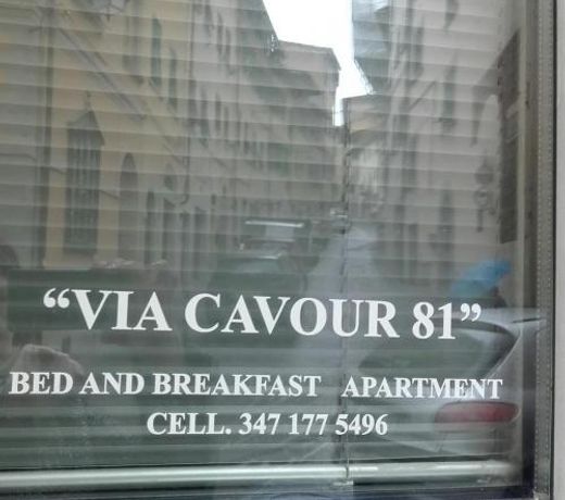 "Via Cavour 81"