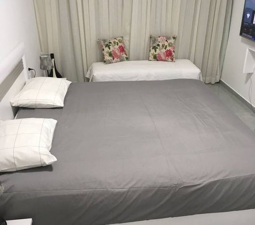 Feet in water luxury apartment