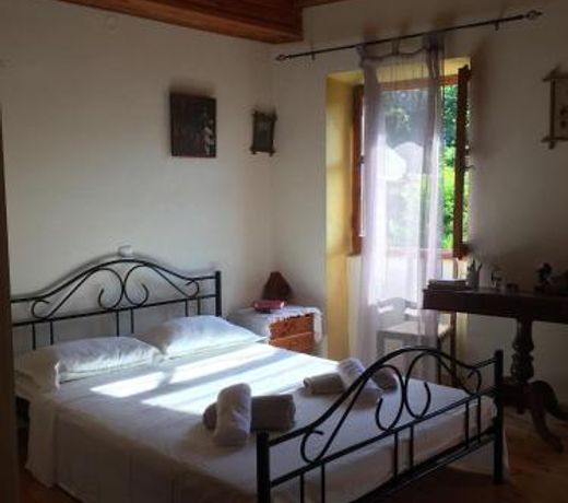 Country traditional house in Corfu village, Greece