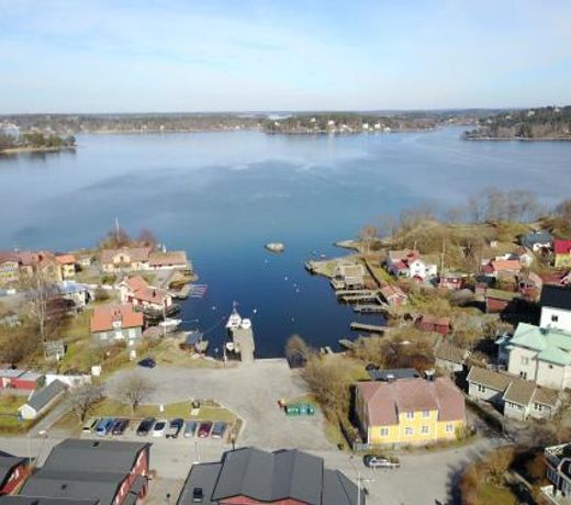 Small Red House In Central Vaxholm