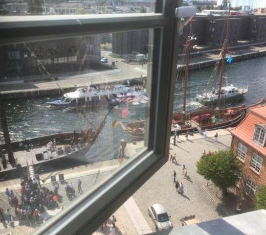 Appartment im Ohlerich Speicher in Wismar mit Stadt -und Meerblick