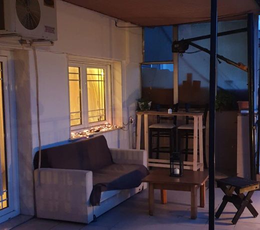 Big balcony free parking  90 sqm near city center