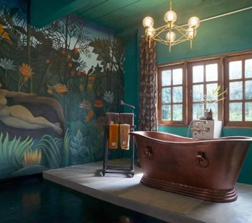 Quirky and Artistic Home with a Copper Bath and DIY Breakfast