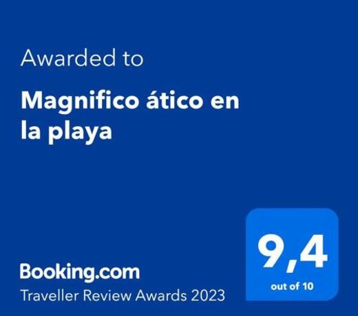 Magnifico atico en la playa