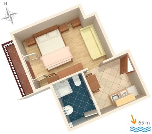 Apartments and rooms by the sea Lokva Rogoznica, Omis - 2973