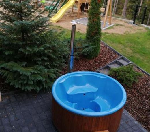 Domek na Kaszubach z sauną i banią ruską