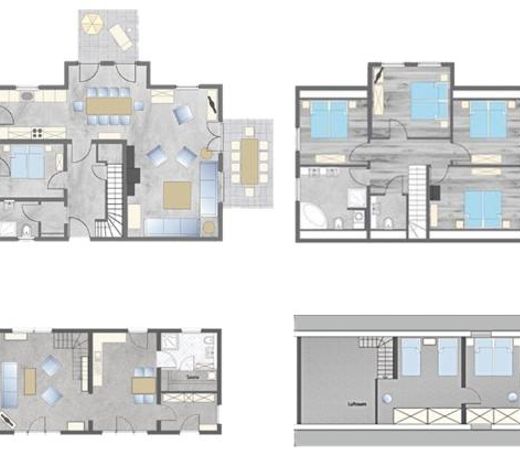 Ferienhaus Libelle fur 14 Personen - Haupthaus und Nebenhaus