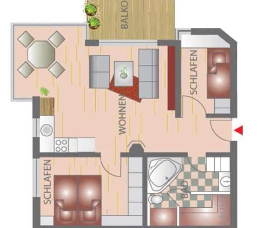 Ferienwohnung Leuchtturm 13