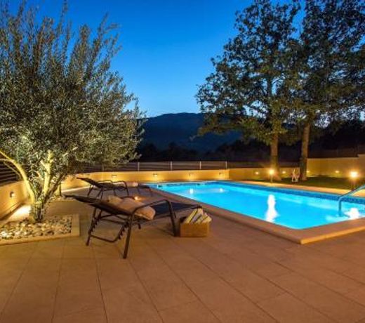 VILLA SKURA private heated pool 32m2, summer kitchen, 4 bedrooms, garden
