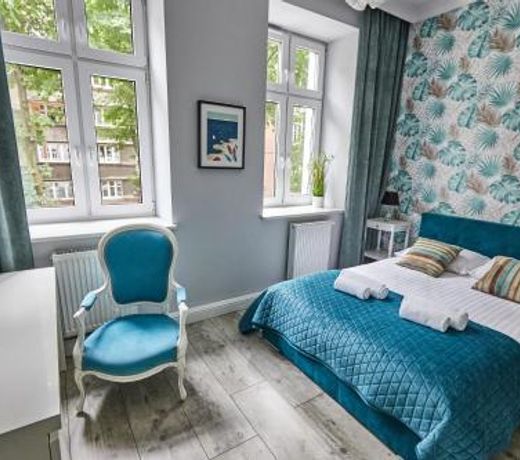 Apartament Niebieski DE LUX dla 4 osÃ³b ChorzÃ³w Katowice