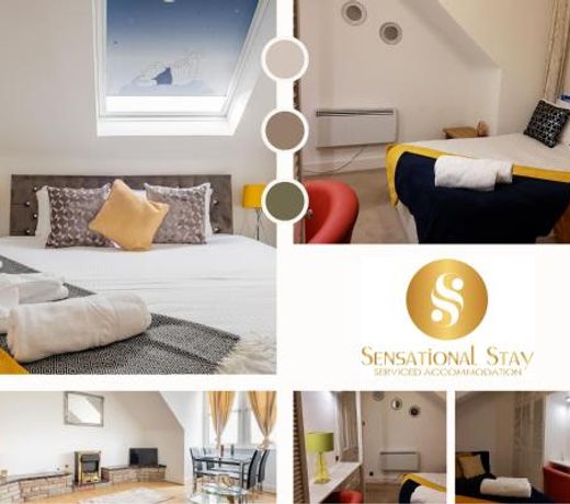 2 Bedroom Apt at Sensational Stay Serviced Accommodation Aberdeen - Clifton Road