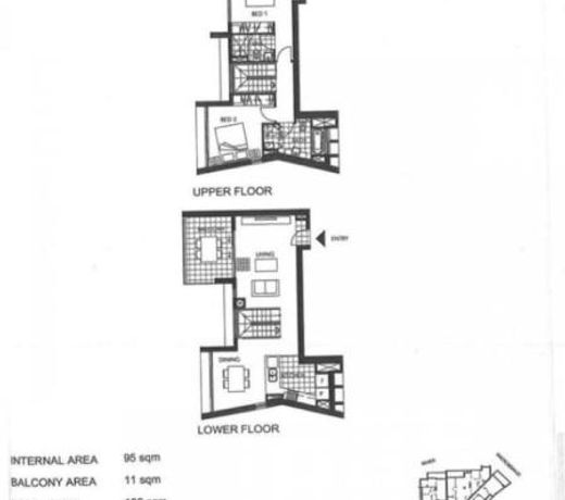 SK1 - 2 level 2 Bedroom Skyline SkyHome