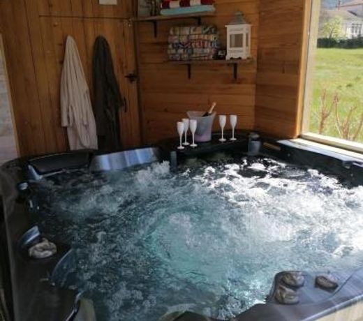 Chambre avec jacuzzi privatif "le pÃªcher"