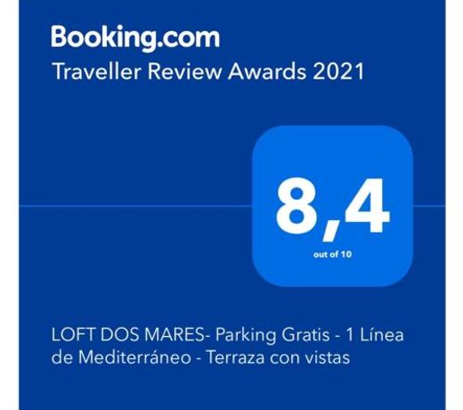 LOFT DOS MARES- Parking Gratis - 1 LÃ­nea de Mediterraneo - Terraza - WIFI