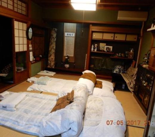 Traditional Japanese House with beautiful garden