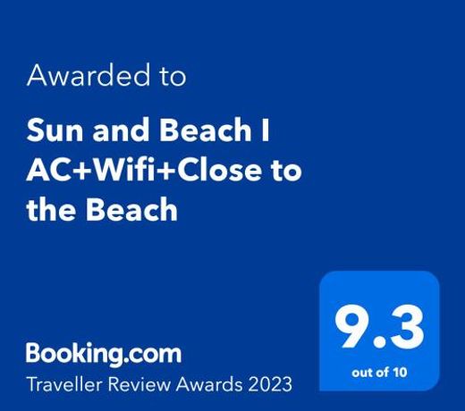 Sun and Beach I AC+Wifi+Close to the Beach