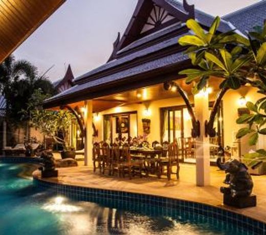 Saifon Villas 3 Bedroom Pool Villa can also be rented as a 2 bedroom or 1 bedroom villa