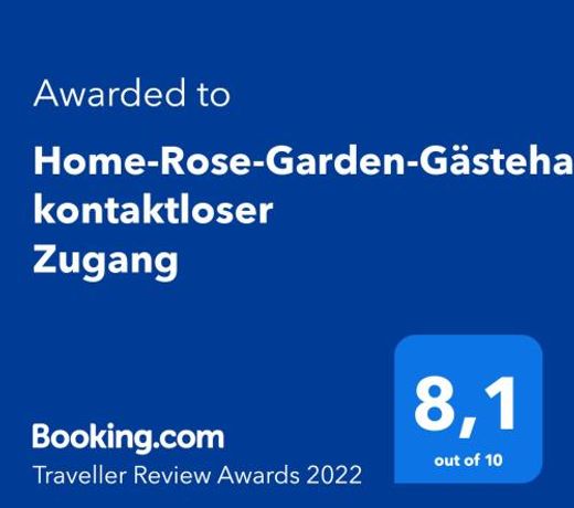 Home-Rose-Garden-GÃ¤stehaus kontaktloser Zugang