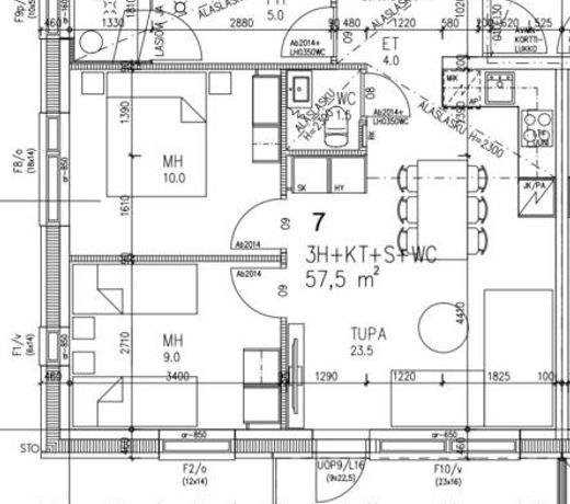 Levin Kunkku, Apartment B7