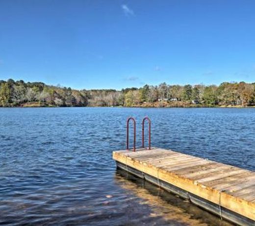 Lakefront Delta Cottage with Views, Canoe and Dock!