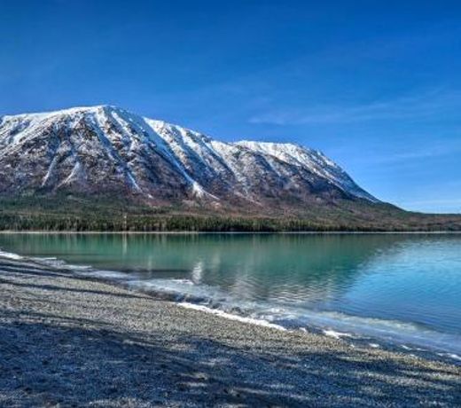Peaceful Mountain-View Home - Walk to Kenai Lake!