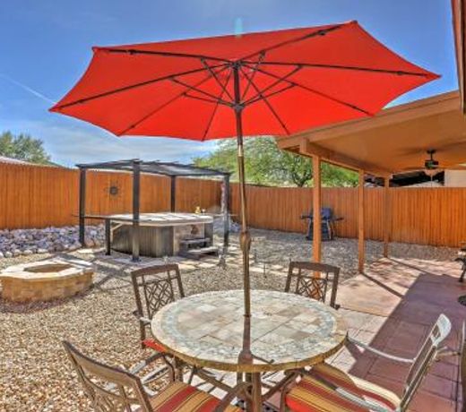 East Tucson House with Private Backyard and Fire Pit