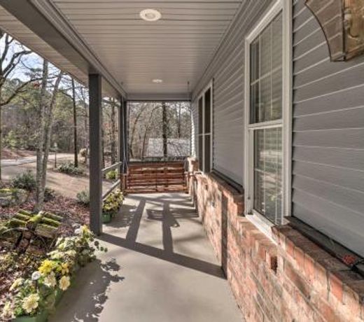 Lakefront Hot Springs Retreat with Deck and Boat Dock!