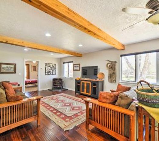Spacious Mancos River Home with Deck on Creek and Pond!