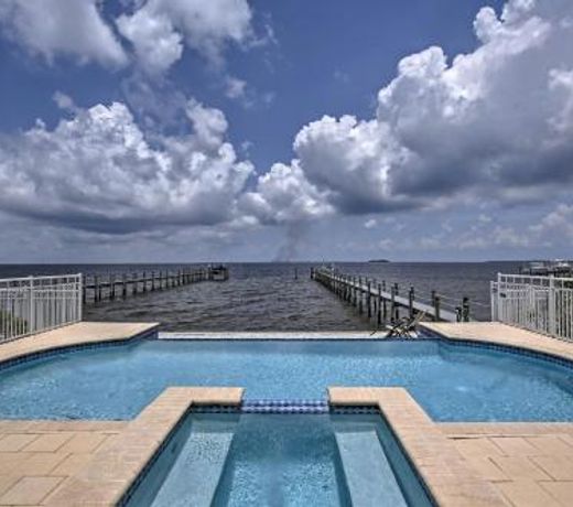 Lavish Waterfront Home with Pool and Shared Dock!