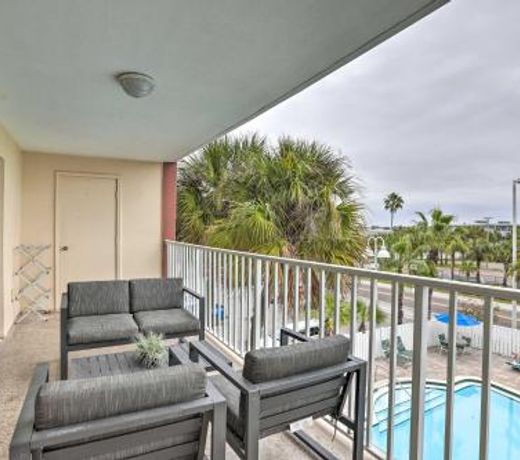Indian Shores Condo with Balcony and Pool on the Beach!