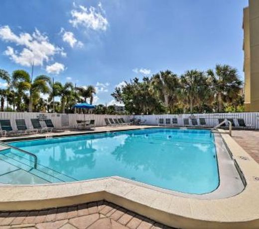 Indian Shores Condo with Balcony and Pool on the Beach!