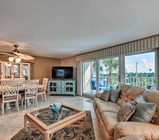 Indian Shores Condo with Balcony and Pool on the Beach!
