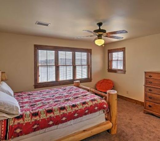 Lakefront Cedar Vale Lodge with Private Boat Dock!
