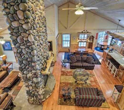 Rustic Northern Retreat with Sauna by Traverse City!