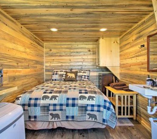 Custom Cabin Augusta Mt 360 View on Rocky Mtn Frnt
