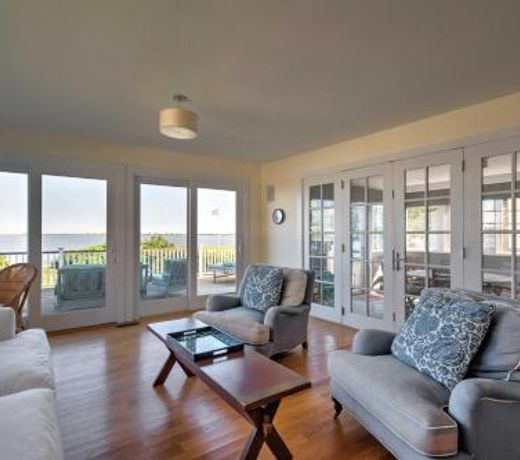 Luxe East Quogue Waterfront Home with Sandy Beach!