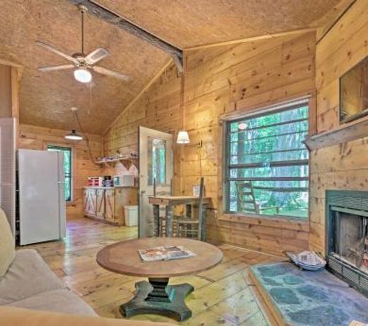 Pisgah Forest The Oak Cabin with Deck by Creek