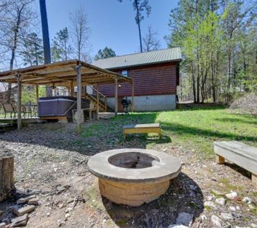 Broken Bow Cabin with Hot Tub and Fire Pit By Lake