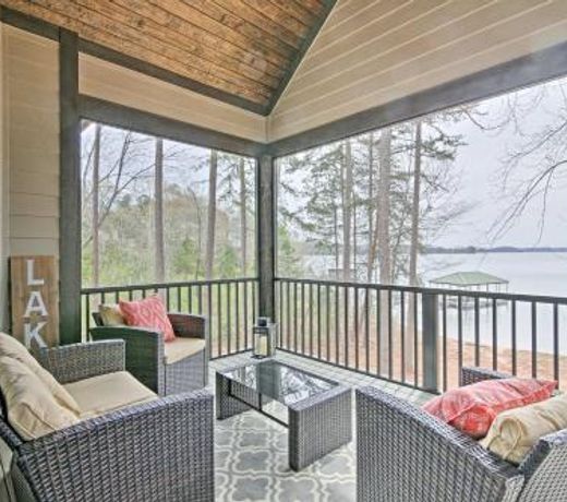 Seneca Home with Porch and Private Dock on Lake Keowee!