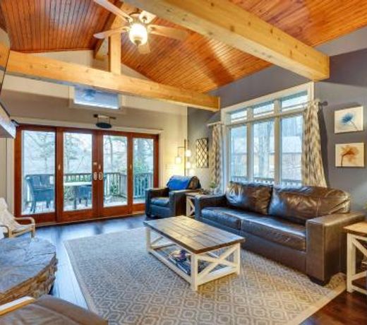 Lakefront Butler Home with Hot Tub, Fire Pit and Dock!